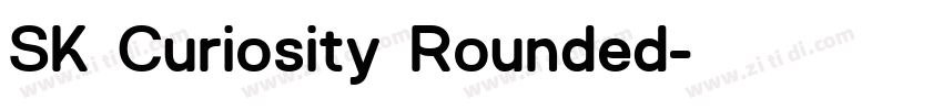 SK Curiosity Rounded字体转换